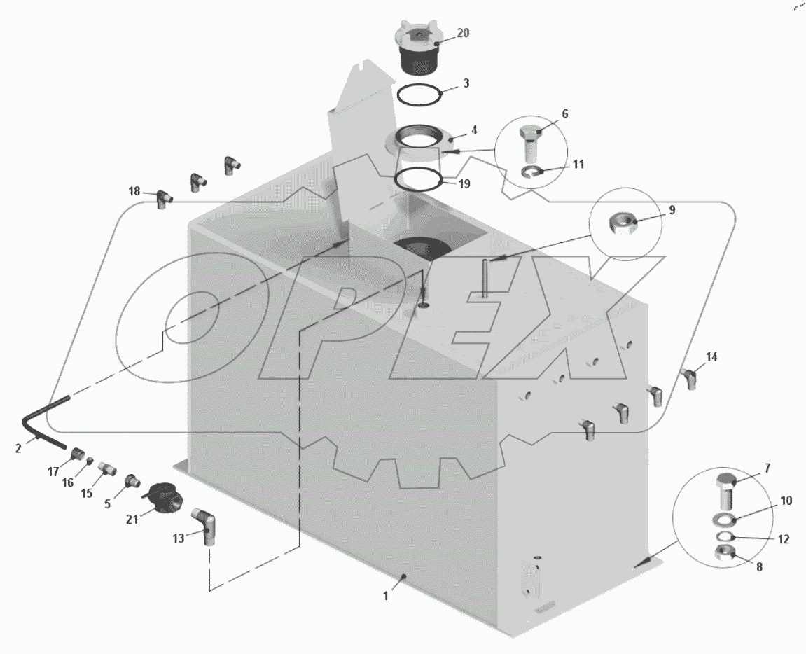  Установка расширительного бачка