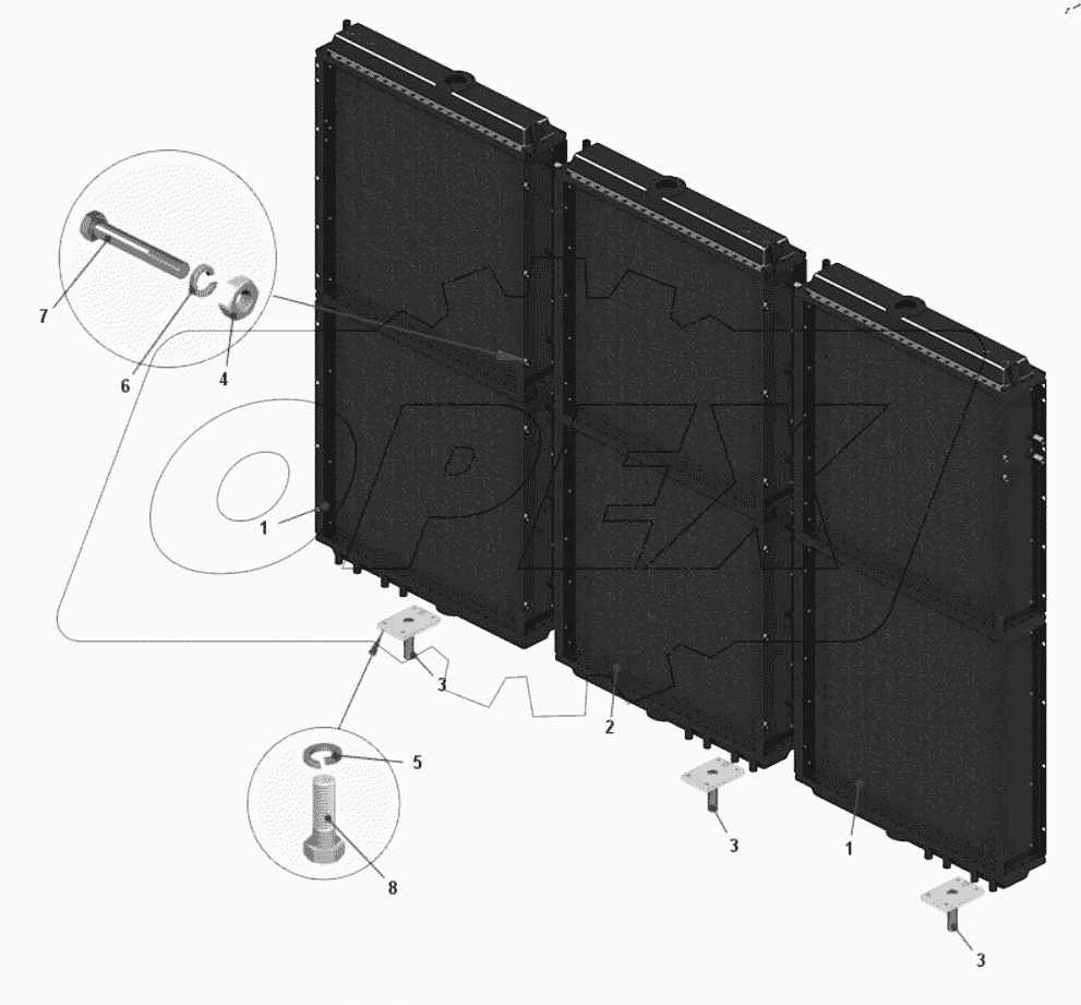  Блок радиаторов 75602-1300008