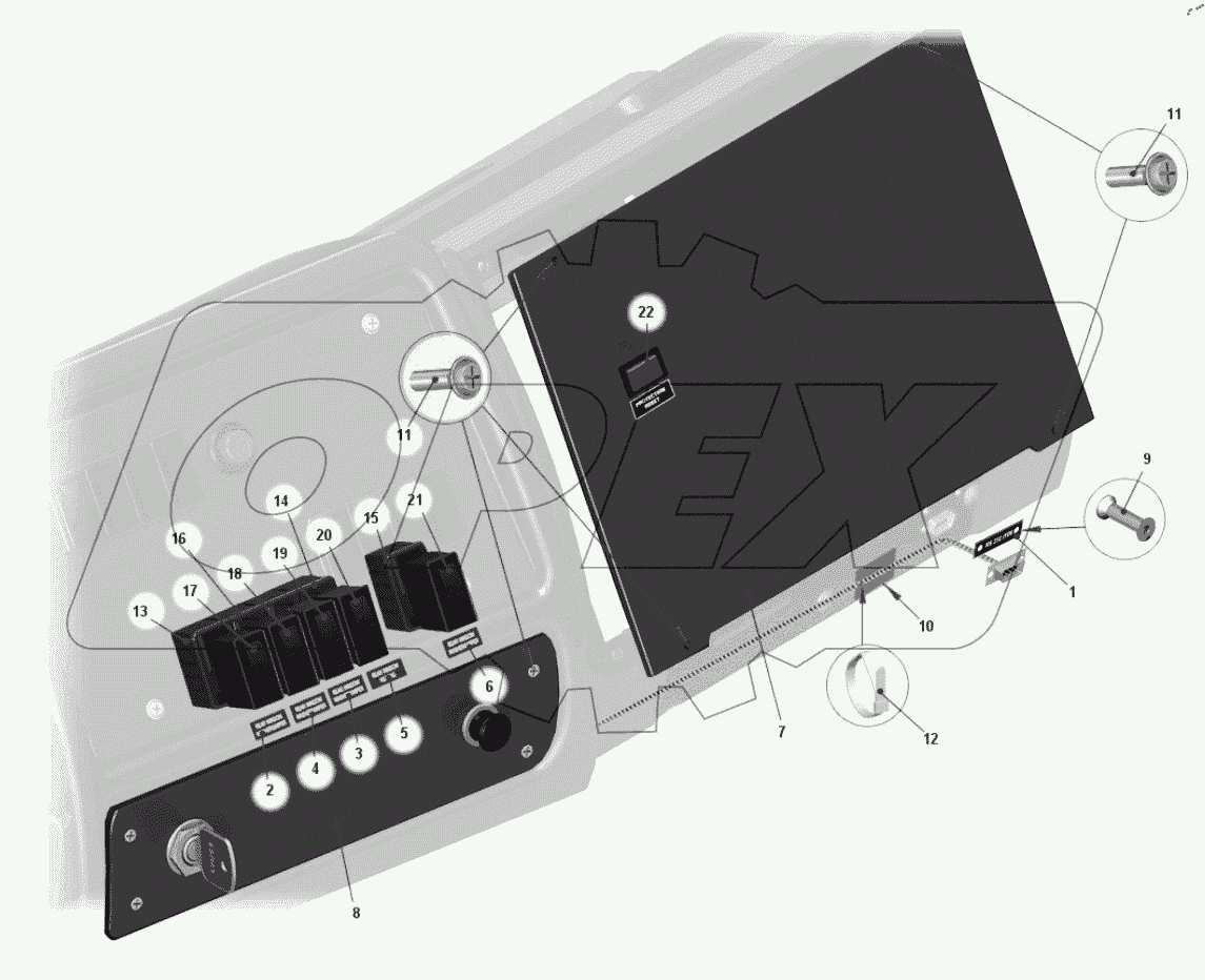  Монтаж панели