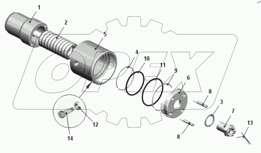  Цилиндр 75132-3507230-01