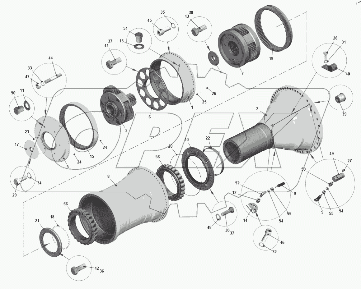  Редуктор мотор-колеса 75603-2405010
