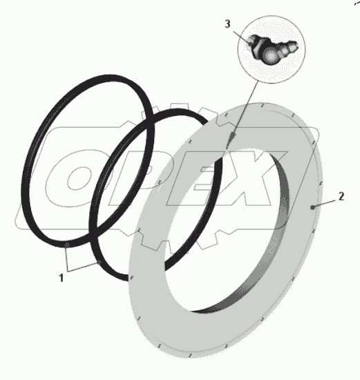  Крышка с манжетами 75600-3104220-10