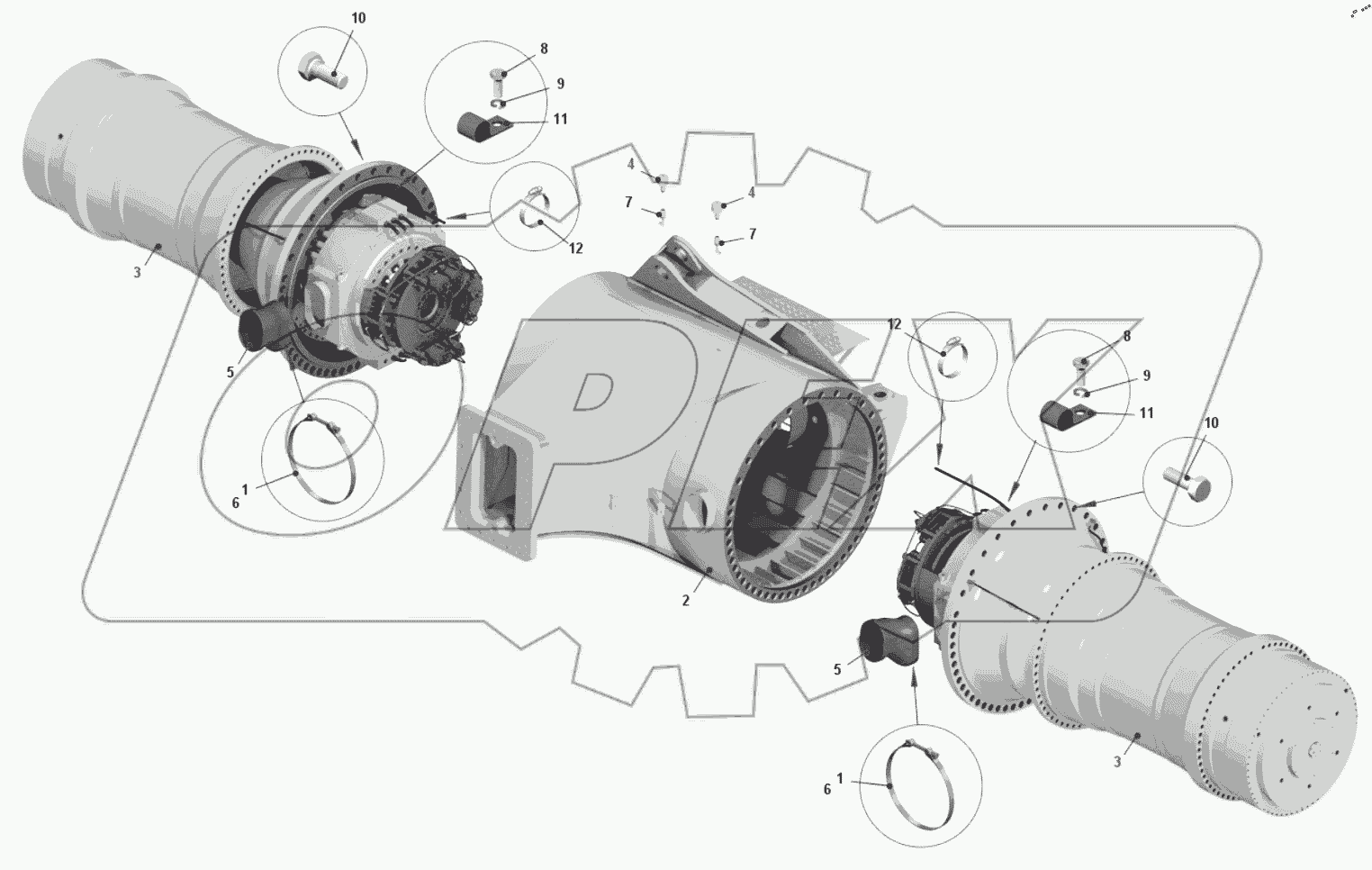  Мост задний 75603-2400010