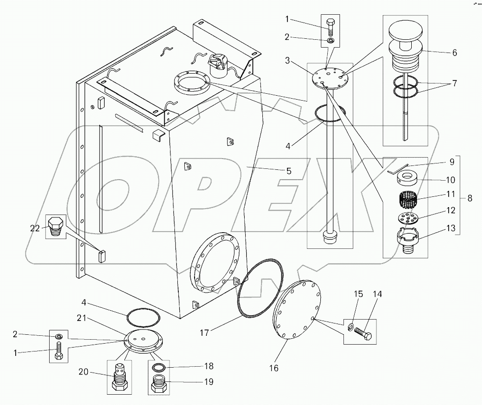  Бак топливный (7822-1101010);Fuel tank