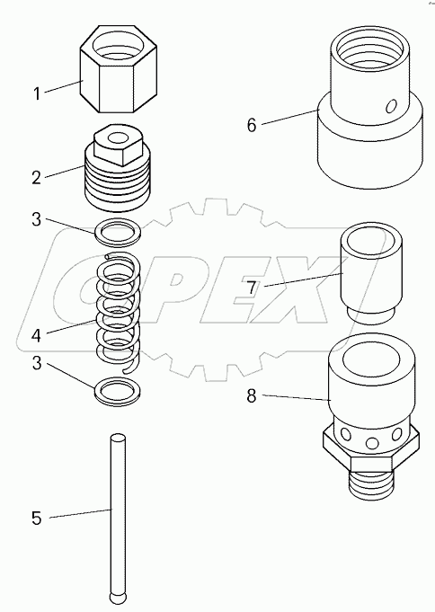  Клапан предохранительный (75125-3515010);Safety valve