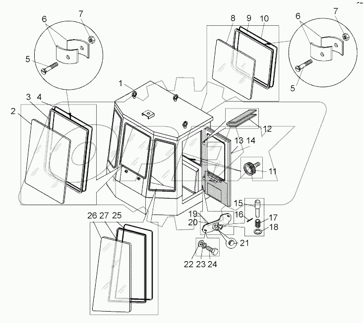  Кабина (78221-5000012);Cabin