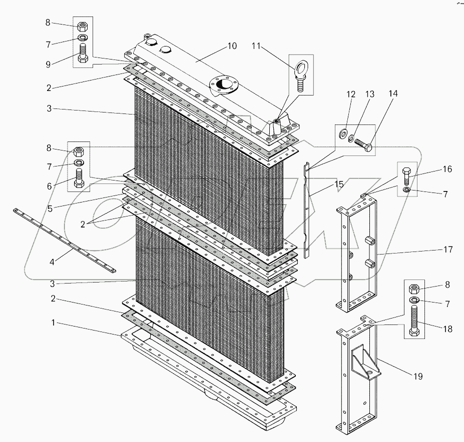  Радиатор (78211-1301010);Radiator