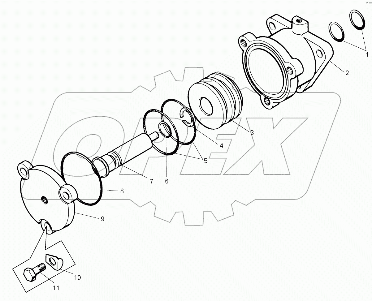  Пневмопереключатель (549Б-1310300);Pneumatic switch