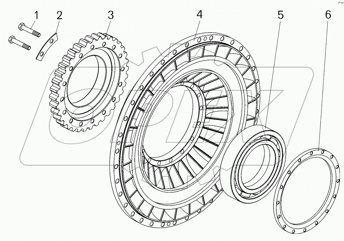  Колесо насоса (7548-1709030);Pump impeller