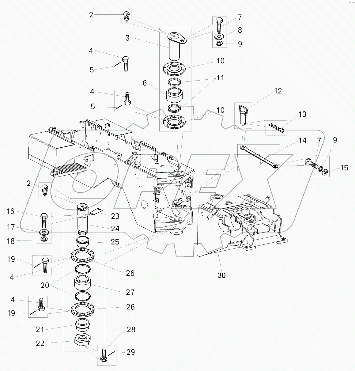  Рама (7822-2800010, 78221-2800010);Frame