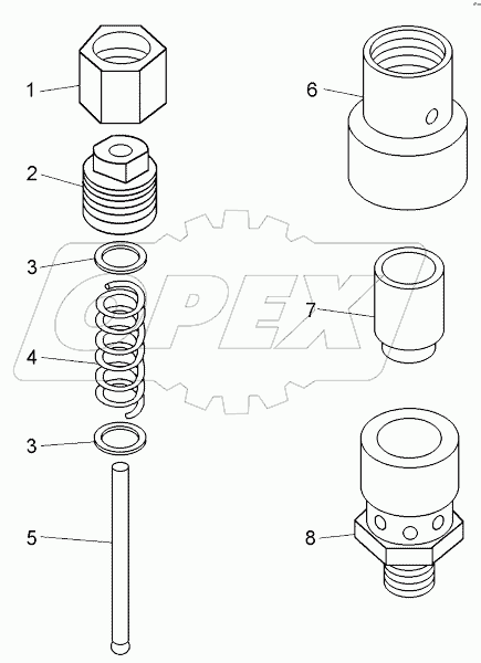  Клапан предохранительный (75125-3515010);Safety valve