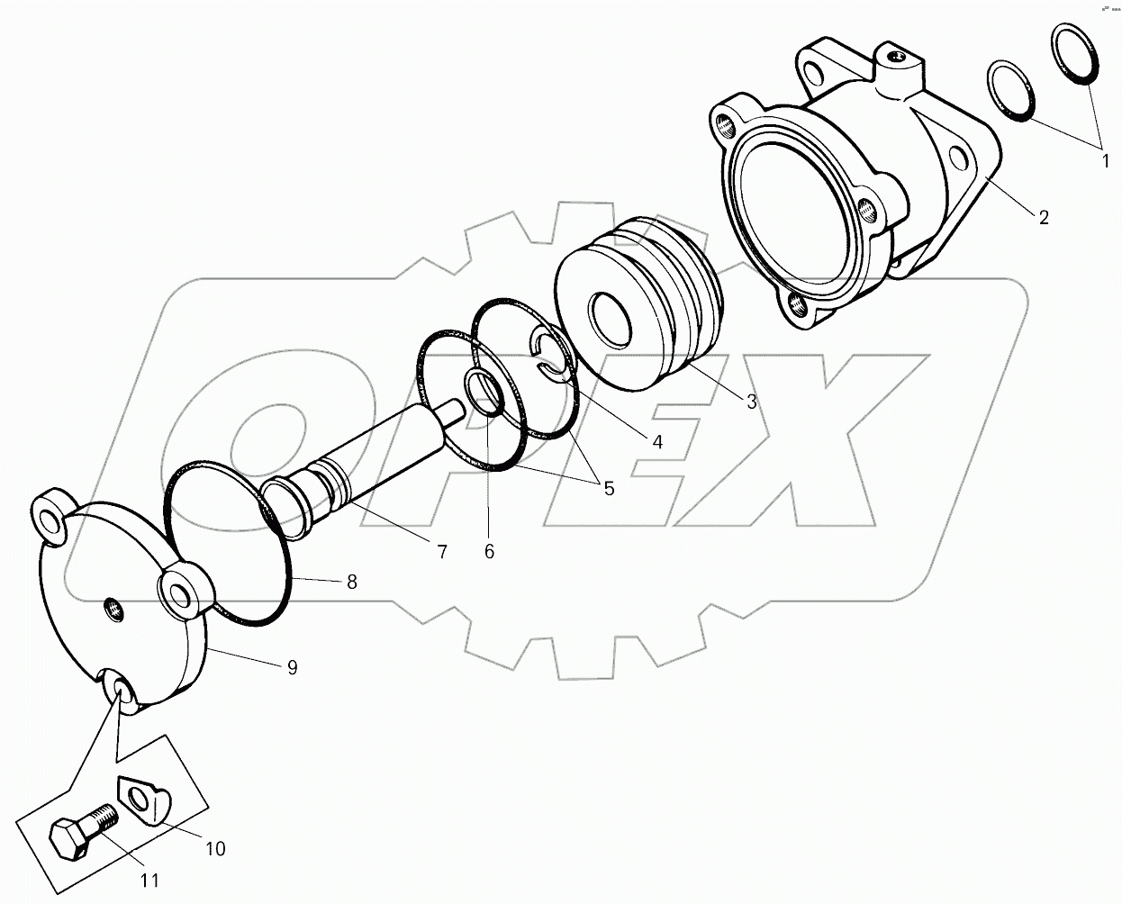  Пневмопереключатель (549Б-1310300);Pneumatic switch