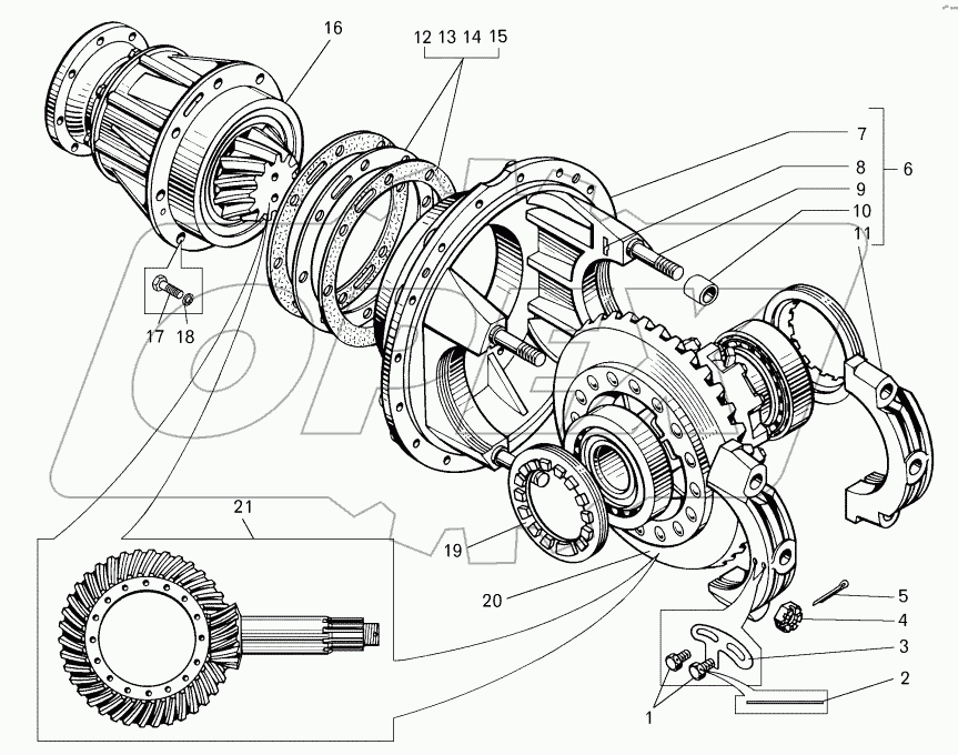 Главная передача (7823-2302010-10);Main gear