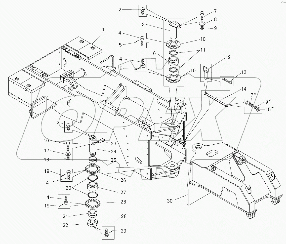  Рама (7823-2800010, 78231-2800010);Frame