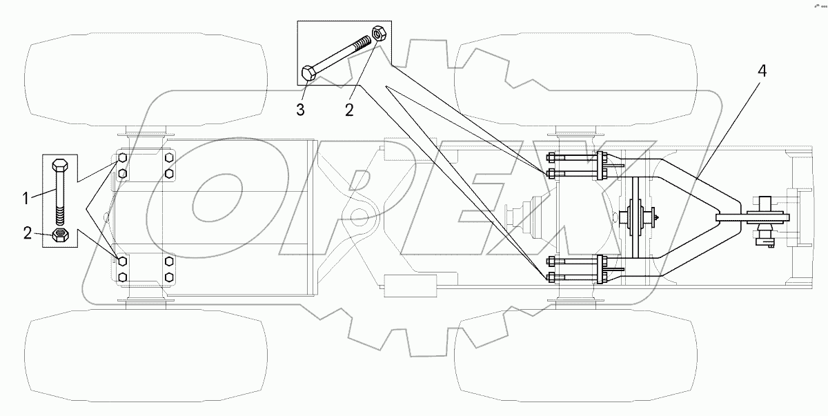  Установка подвески (7822-2900002);Mounting of suspension