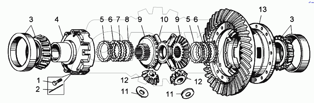  Дифференциал (7823-2403010-10);Differential gear