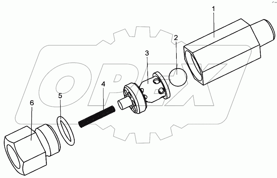  Клапан обратный (75303-3408324);Swing check valve