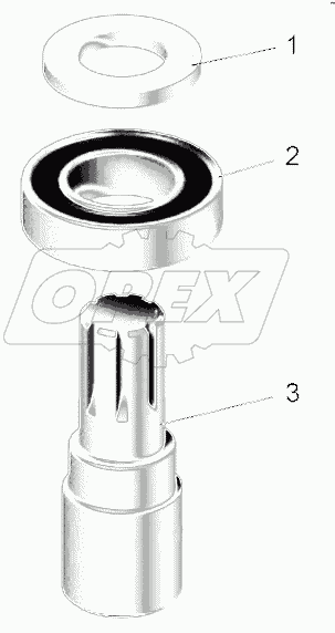  Вал рулевого механизма (75481-3401270-10);Steering shaft