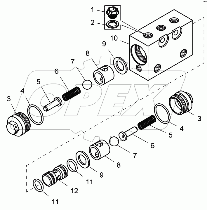  Клапан защитный двойной (7513-3515110);Double protective valve