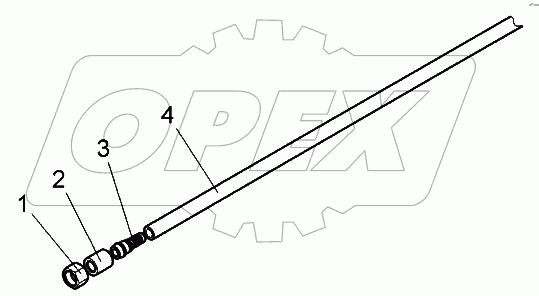 Рукав высокого давления (75485-8609380);Hugh pressure hose