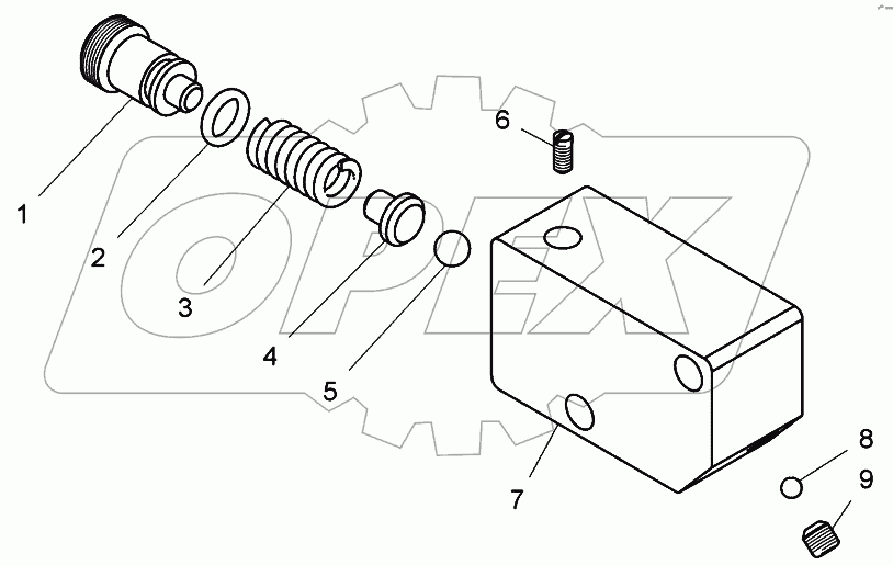  Клапан предохранительный (78221-3428040);Safety valve