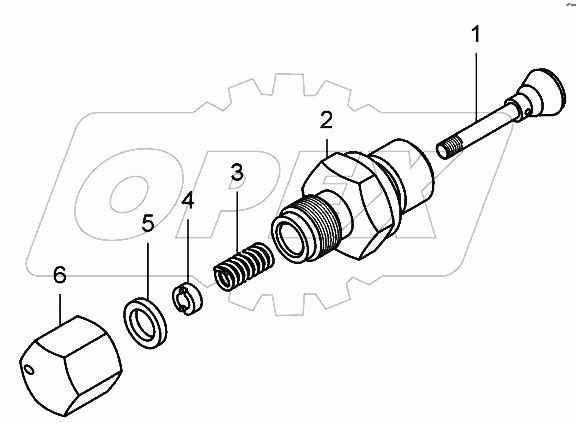  Клапан заправочный (540-2917360-01);Filling valve