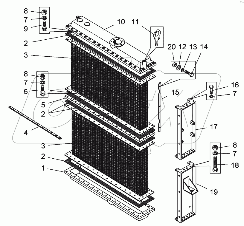  Радиатор (78211-1301010);Radiator