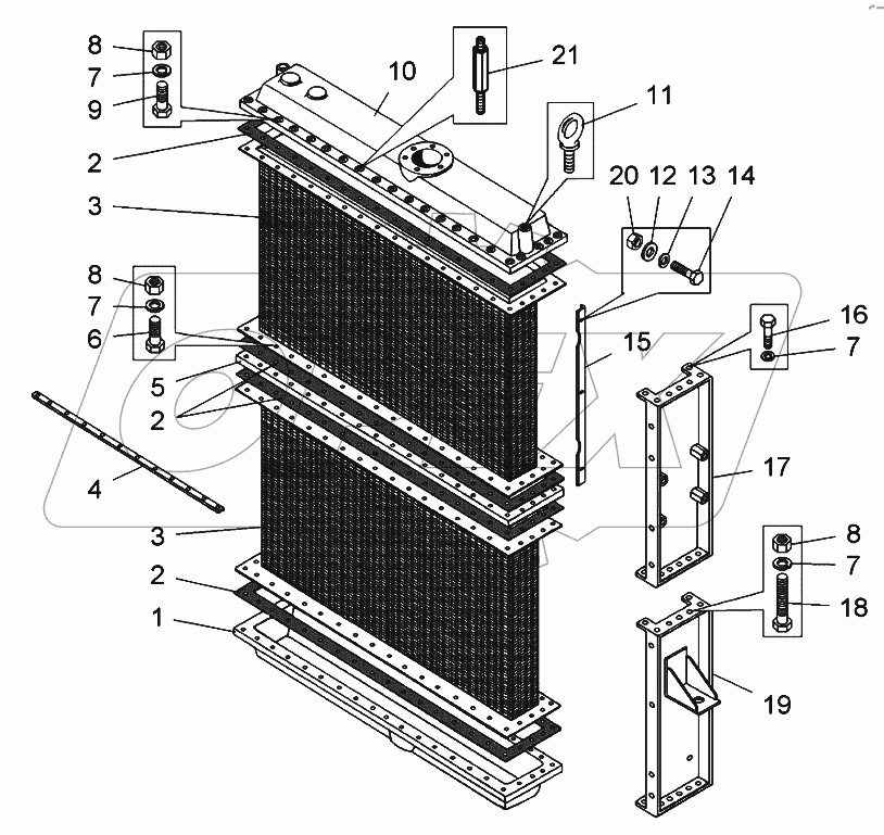  Радиатор (78211-1301011);Radiator