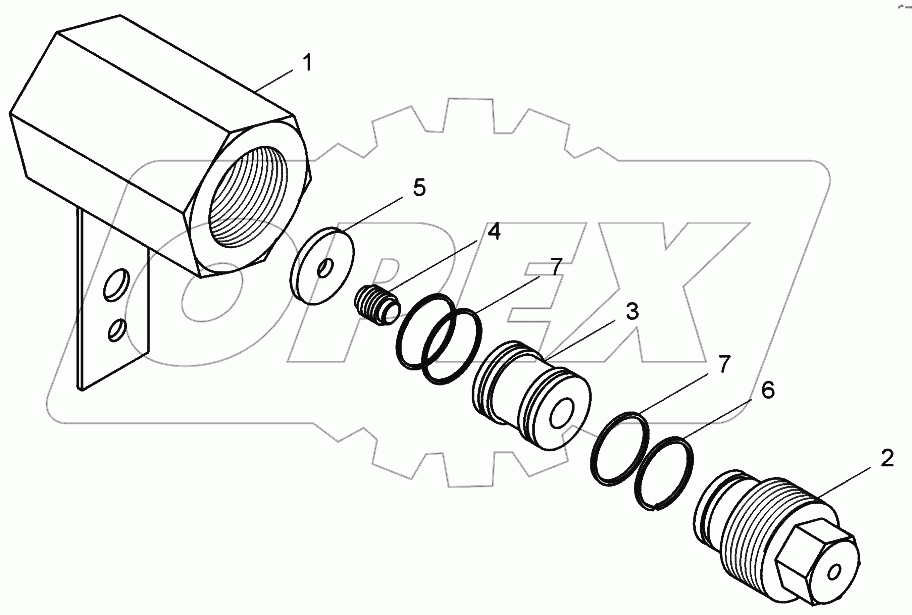  Клапан двухмагистральный (78221-4619074);Double-way valve