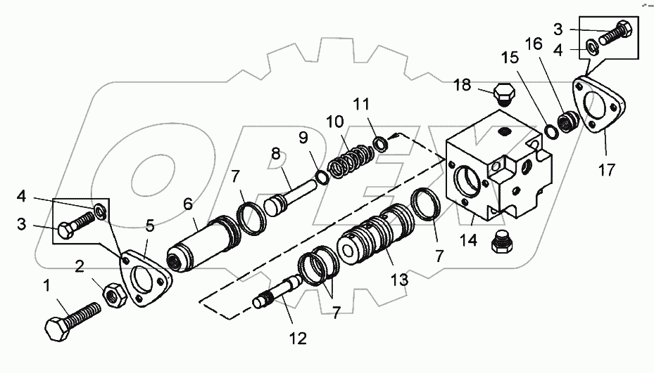  Клапан редукционный (78221-4619340);Pressure reducing valve