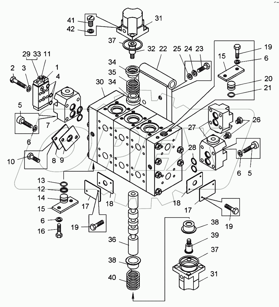  Гидрораспределитель (78231-4617010);Hydraulic distributor