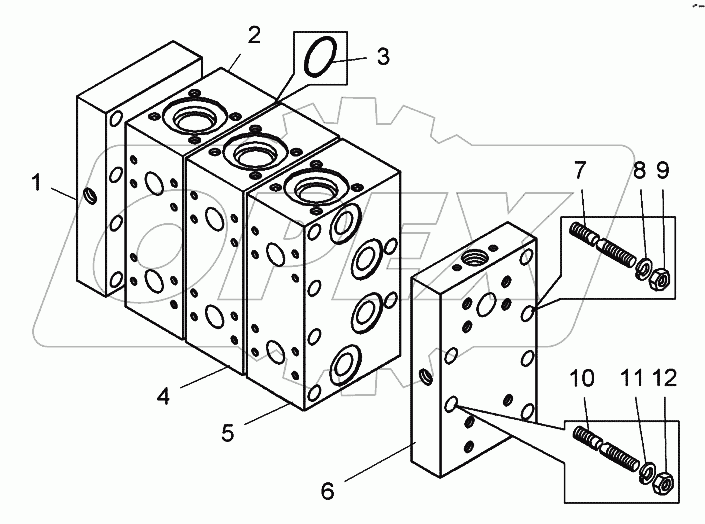  Блок корпусов (78231-4612000);Block buildings