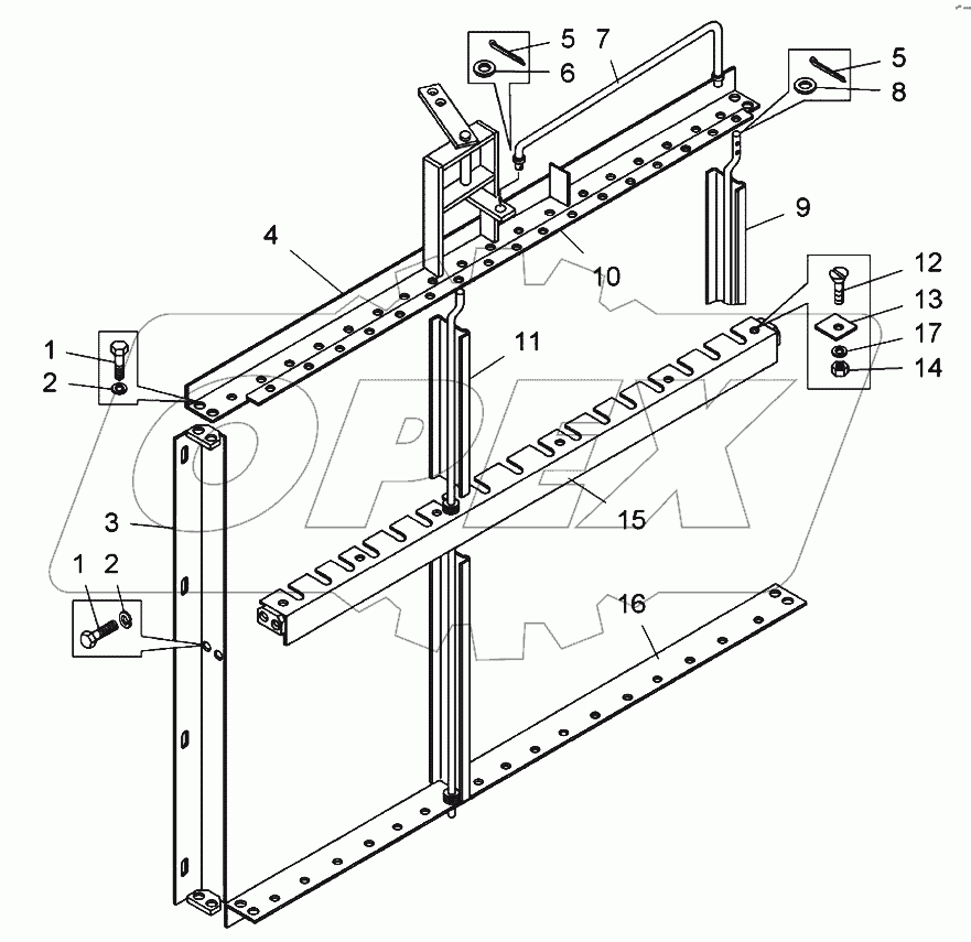  Жалюзи радиатора (78211-1310100);Radiator shutter