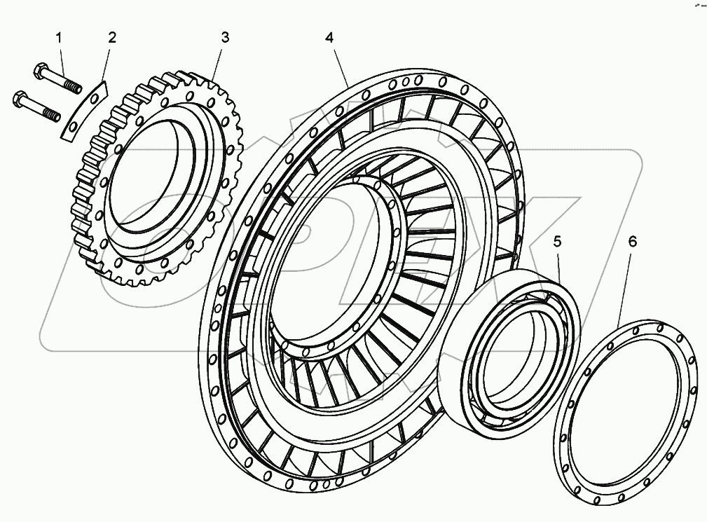  Колесо насоса (7548-1709030);Pump impeller