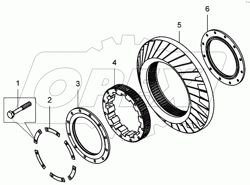  Колесо реактора (548A-1709110);Reactor wheel