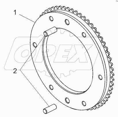  Диск нажимной (7548-1711424);Disk compression