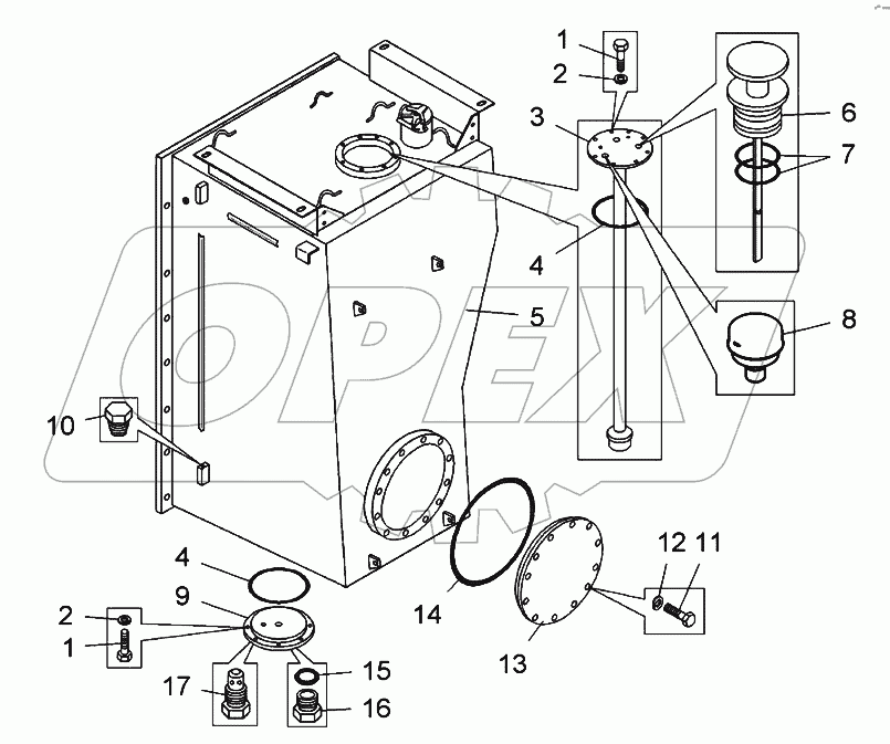  Бак топливный (7823-1101010);Fuel tank