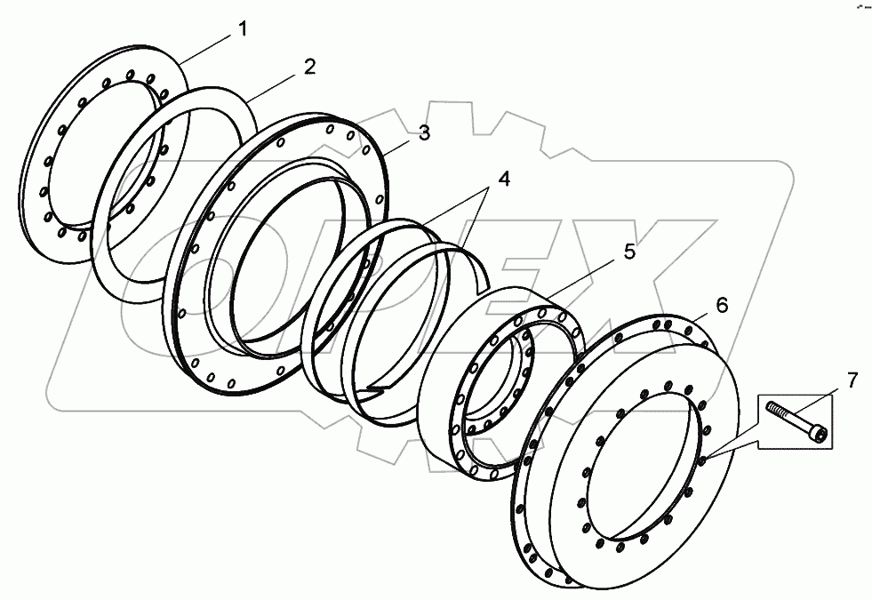  Муфта упругая (7547-2208013-02);Elastic coupling