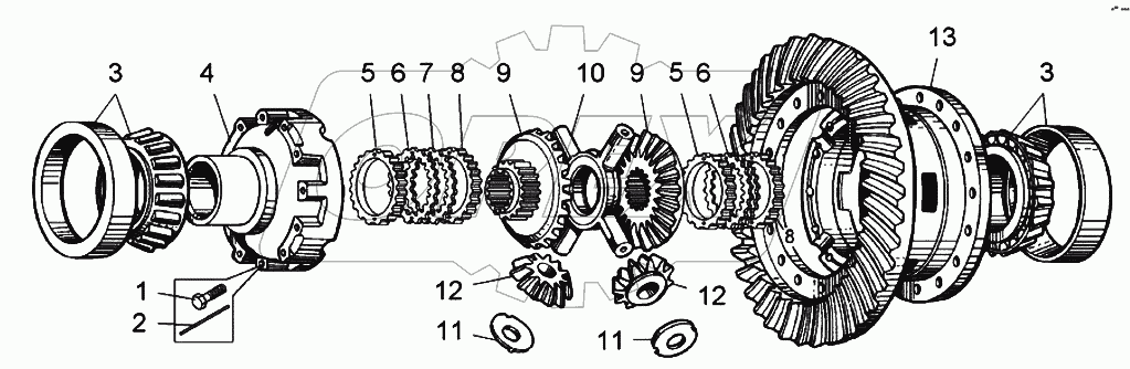  Дифференциал (7823-2303010-10);Differential gear