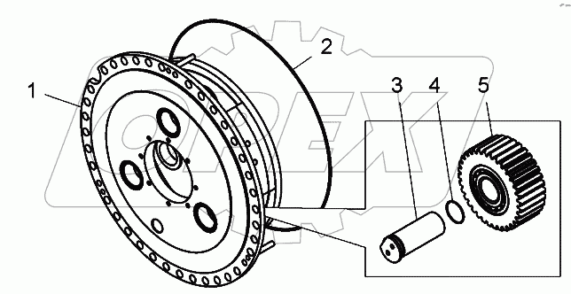  Водило с сателлитами (ТО41-2405018);Led with satellites