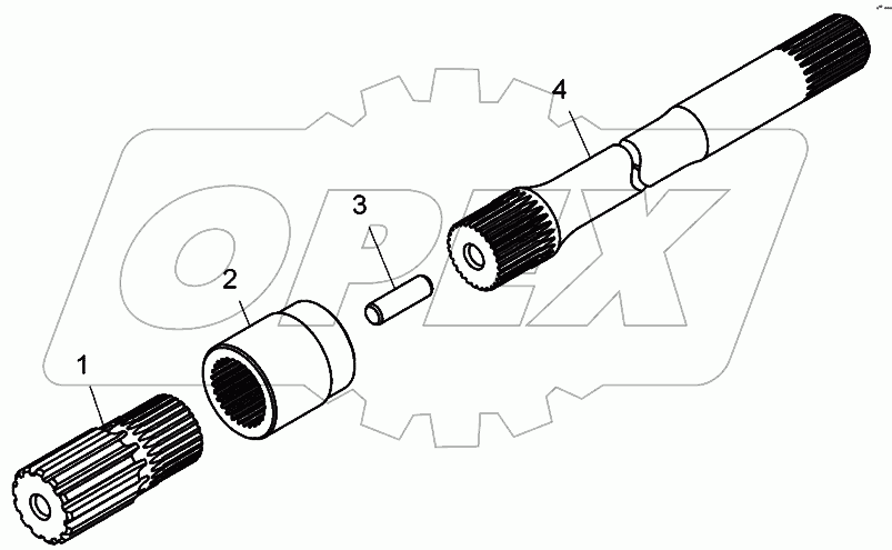  Полуось (7822-2403068);Axis
