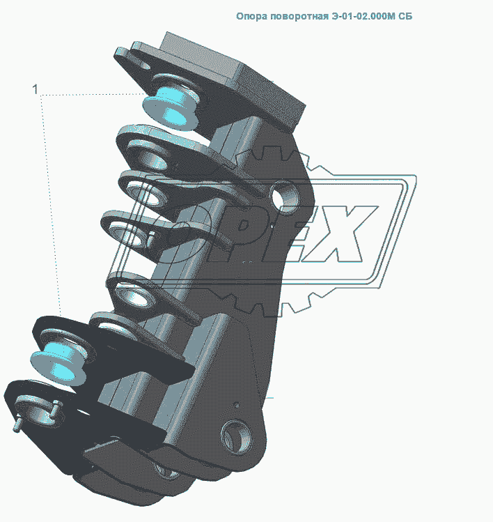 Опора поворотная Э-01-02.000М СБ