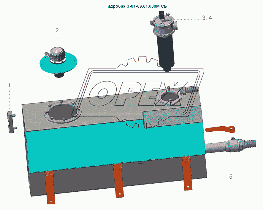 Гидробак Э-01-09.01.000М СБ