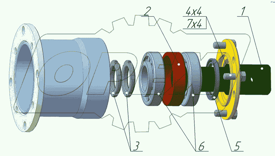 Шпиндельный узел Э-01-60.03