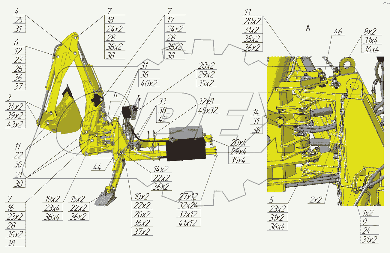 Оборудование экскаваторное Э-05