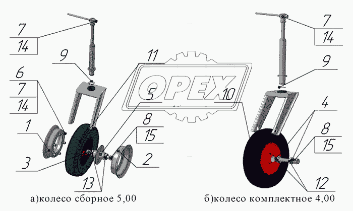 Колесо УМДУ-80/82.02.06