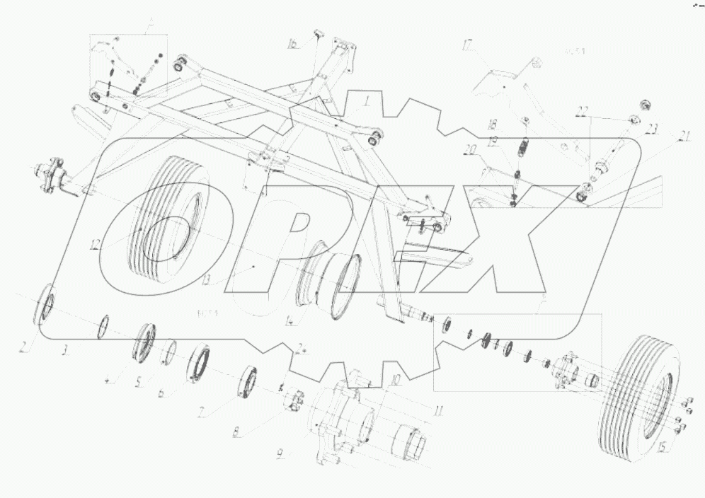  Ход колесный