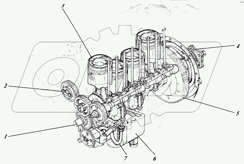 Дизель 442-54P-00c1