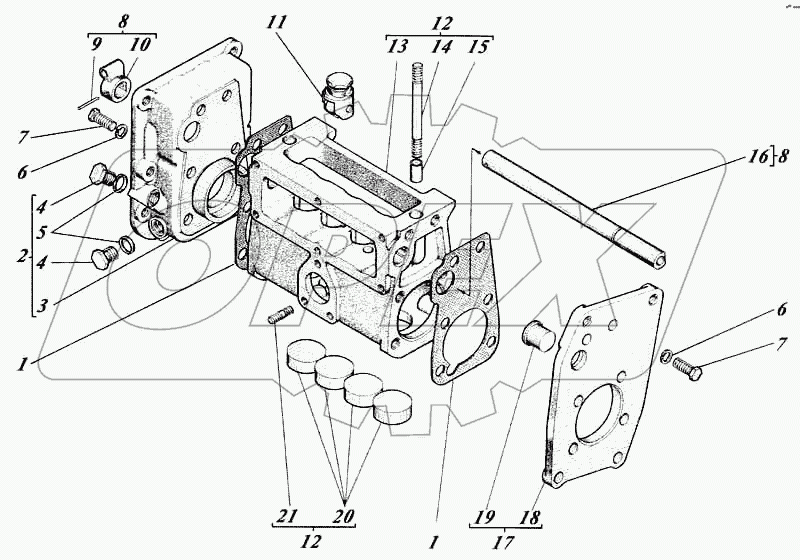 Насос топливный 445-16с2
