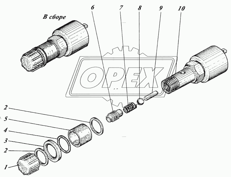 Клапан электромагнитный топливный 460-22с1